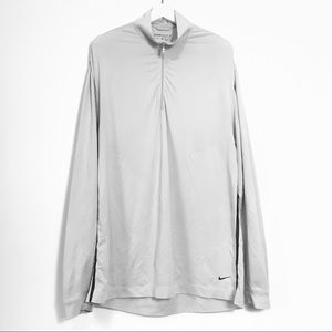 Nike Dri-Fit Golf Long Sleeves Sweatshirt Grey Top Blouse M